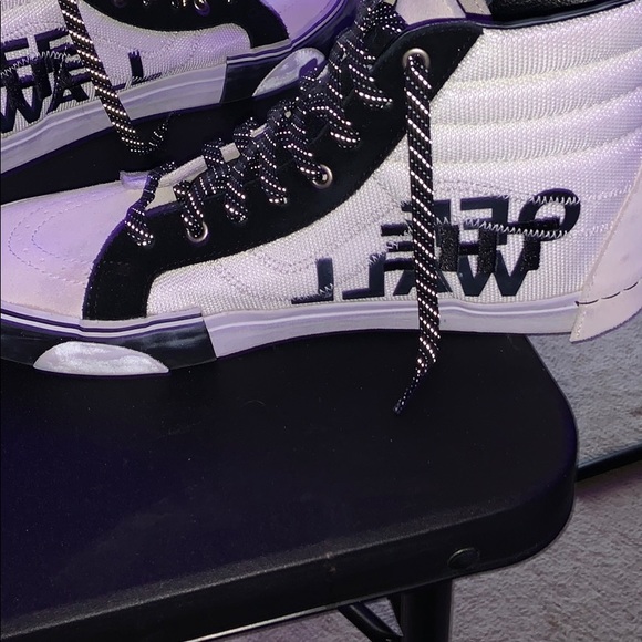 High top reflective Vans- size 11 - Picture 4 of 5